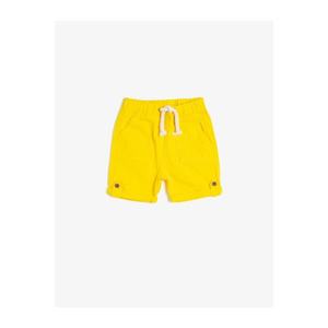 Koton Baby Boy Yellow Cotton Shorts With Pocket vyobraziť