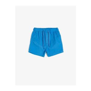 Koton Baby Boy Blue Cotton Shorts With Pocket vyobraziť
