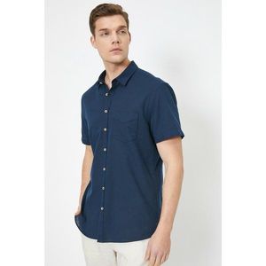 Koton Men's Navy Blue Shirt vyobraziť