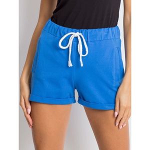 Ladies´ blue cotton shorts vyobraziť