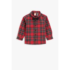 Koton Baby Boy Red Plaid Shirt vyobraziť