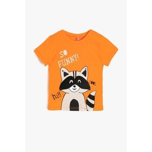 Koton Orange Baby Boy Letter Printed T-Shirt vyobraziť