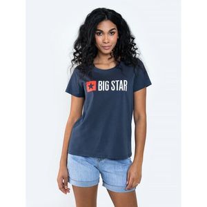 Big Star Woman's T-shirt_ss T-shirt 158859 Light blue Knitted-404 vyobraziť