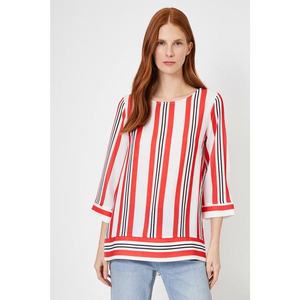 Koton Women's Colored Striped Blouse vyobraziť