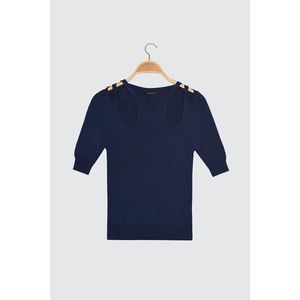 Trendyol Navy Knitwear Sweater vyobraziť