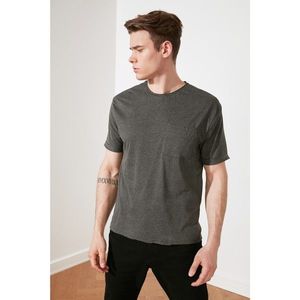 Trendyol Anthracite Men's T-Shirt vyobraziť