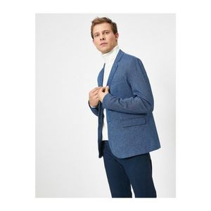 Koton Pocket Detail Buttoned Blazer Jacket vyobraziť