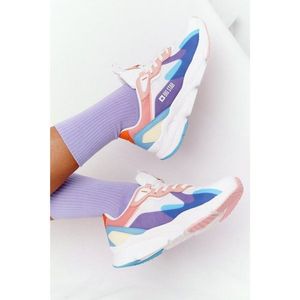 Women's Sneakers Memory Foam Big Star HH274809 White-Pink vyobraziť