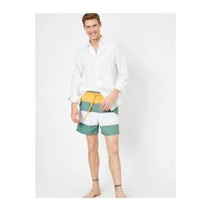 Koton Men's Green Swim Shorts vyobraziť