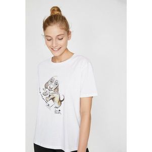 Koton Women Ecru Love T-Shirt - Zerrin Tekindor Design vyobraziť