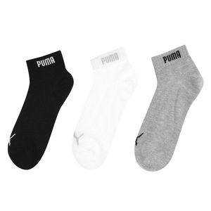 Pánske ponožky Puma 3 Pack Quarter Sock vyobraziť