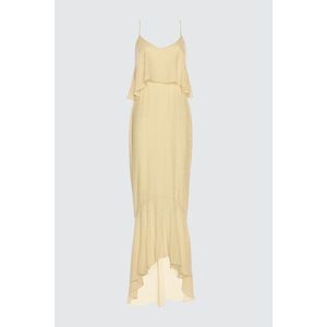 Trendyol Ecru 3D Fabric Evening Dress & Graduation Gown vyobraziť