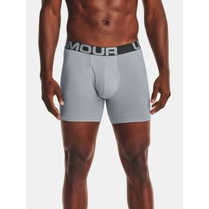 Under Armour Boxerky UA Charged Cotton 6in 3 Pack-GRY vyobraziť