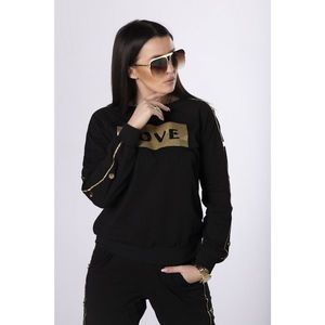 cotton tracksuit with gold and elements vyobraziť