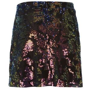 Golddigga Velvet Sequin Skirt Ladies vyobraziť