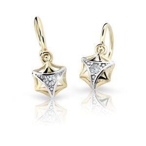 Cutie Jewellery Zlaté detské náušnice C2209-10-X-1 bílá vyobraziť