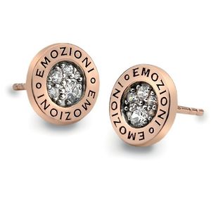 Hot Diamonds Strieborné náušnice Hot Diamonds Emozioni Pianeta Rose Gold DE403 vyobraziť