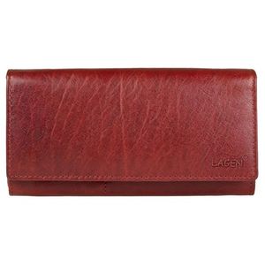 Lagen Dámska červená kožená peňaženka Red V-102/T vyobraziť