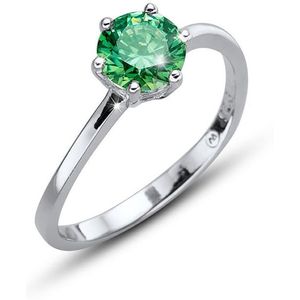 Oliver Weber Strieborný prsteň so zeleným kryštálom Morning Brilliance Large 63220 GRE L (56 - 59 mm) vyobraziť