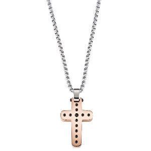Morellato Pánsky oceľový bicolor náhrdelník s krížom Cross SKR30 vyobraziť