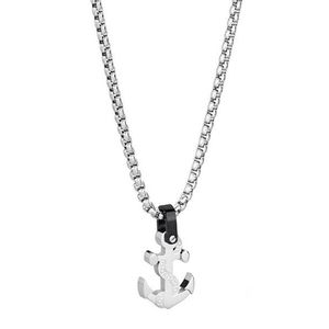 Brosway Pánsky oceľový náhrdelník s kotvou Sign BGN06 vyobraziť