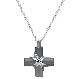 Brosway Pánsky oceľový náhrdelník s krížikom StoneAge BOG01 vyobraziť