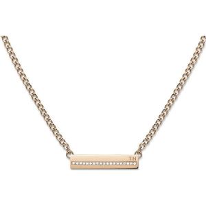 Tommy Hilfiger Bronzový náhrdelník s kryštálmi TH2700920 vyobraziť