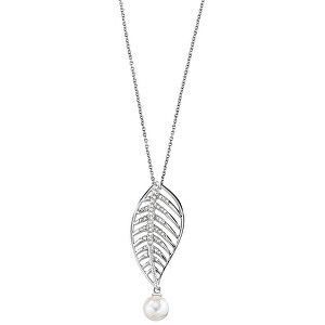 Morellato Romantický náhrdelník s pravou perlou Foglia AKH11 vyobraziť