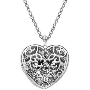Hot Diamonds Nežný náhrdelník pre ženy Large Heart Filigree Locket DP669 vyobraziť