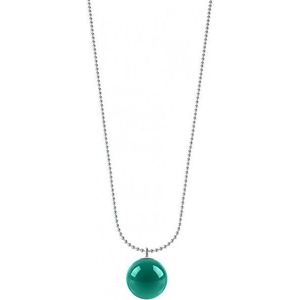 Morellato Oceľový náhrdelník so zeleným príveskom Boule SALY12 (retiazka, prívesok) vyobraziť