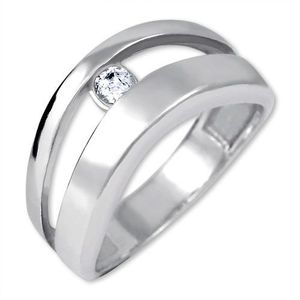 Brilio Silver Originálne strieborný prsteň 426 001 00440 04 50 mm vyobraziť
