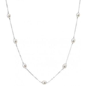 Evolution Group Strieborný náhrdelník s pravými perlami Pavona 22016.1 vyobraziť
