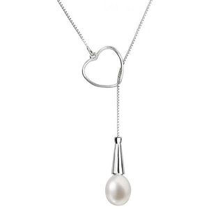 Evolution Group Strieborný náhrdelník s pravou perlou Pavona 22026.1 vyobraziť