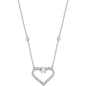 Morellato Strieborný náhrdelník s trblietavým srdiečkom Cuori SAIV02 vyobraziť