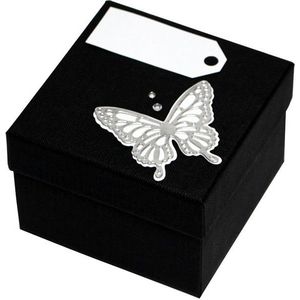 Giftisimo Luxusná darčeková krabička so strieborným motýlikom vyobraziť