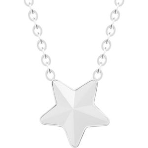Preciosa Oceľový náhrdelník s matnou hviezdičkou Virgo 7342 10 vyobraziť