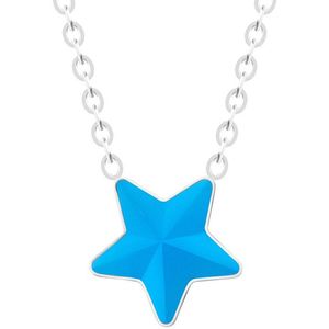 Preciosa Oceľový náhrdelník s matnou hviezdičkou Virgo Akva 7342 77 vyobraziť