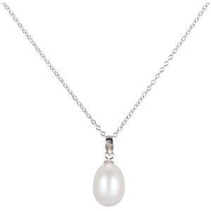 JwL Luxury Pearls Strieborný náhrdelník s pravou perlou 45 cm JL0436 (retiazka, prívesok) 45 cm vyobraziť