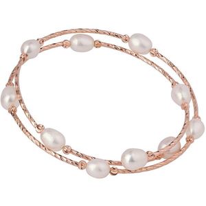 JwL Luxury Pearls Bronzový náramok s pravými perlami JL0493 vyobraziť