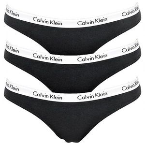 Calvin Klein 3 PACK - dámska tangá QD3587E-001 S vyobraziť