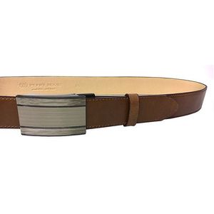 Penny Belts Pánsky kožený spoločenský opasok 35-020-A7 Hnedý 90 cm vyobraziť