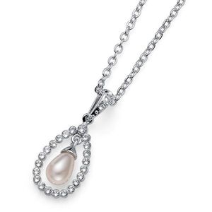 Oliver Weber Náhrdelník s kryštálmi a perlou Pearl Drop 11946 vyobraziť