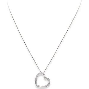 Amen Originálne strieborný náhrdelník so zirkónmi Love CLHE1 vyobraziť