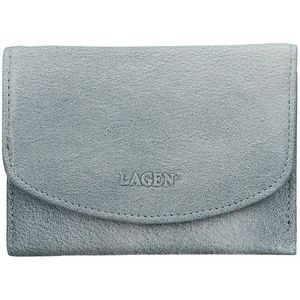 Lagen Dámska kožená peňaženka LG-2522 Ocean Blue vyobraziť