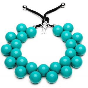 #ballsmania Originálne náhrdelník C206 16-5127 Azzurro Ceramica vyobraziť