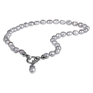 JwL Luxury Pearls Náhrdelník z pravých šedých perál JL0557 vyobraziť