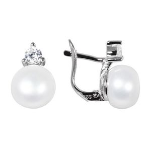JwL Luxury Pearls Pearl náušnice s bielou pravou perlou JL0538 vyobraziť