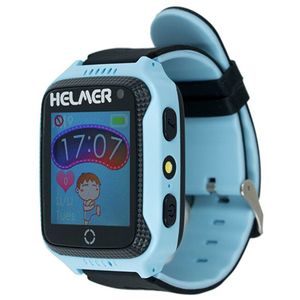 Helmer Smart dotykové hodinky s GPS lokátorom a fotoaparátom - LK 707 modré vyobraziť