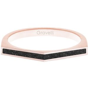 Gravelli Oceľový prsteň s betónom Two Side bronzová / antracitová GJRWRGA122 50 mm vyobraziť