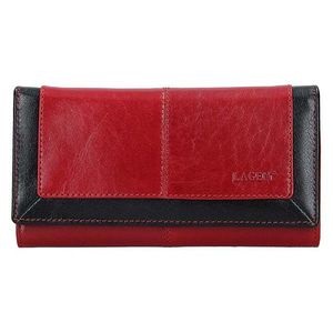 Lagen Dámska kožená peňaženka BLC-4228 Red / Blk vyobraziť